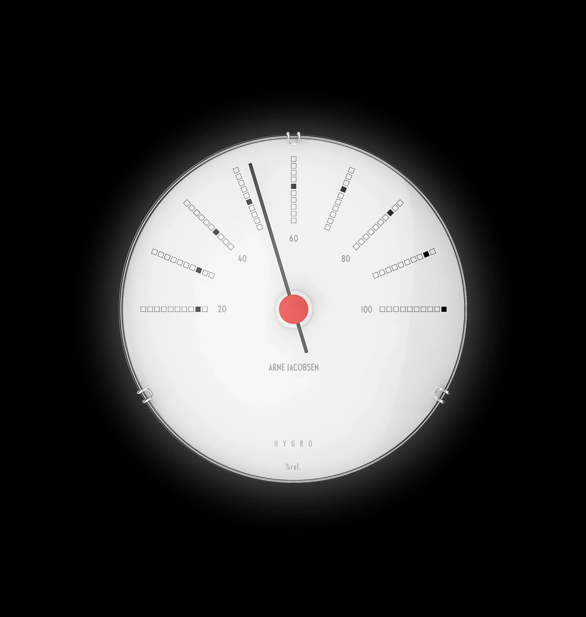 Clearance Clocks Hygrometer Ø12 cm i hvid | Køb her Ure & Vejrstationer
