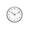 Station Vægur Ø16 cm hvid/sort | Køb her Ure & Vejrstationer