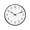 New Station Vægur Ø21 cm hvid/sort | Køb her Ure & Vejrstationer