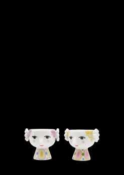 Online Eva Fyrfadsstage Ø6.5 cm gul/lavendel 2 stk. Lysestager & Stearinlys|Fyrfadsstager