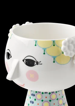New Eva Urtepotteskjuler på fod Ø15.5 cm gul Vaser & Urtepotteskjulere|Urtepotter