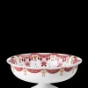 Outlet Guirlande Konfektfad Ø20 cm rød | Køb her Kagefad & Etagere|Julestel & Borddækning