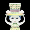 Best Lady with hat Vase H24.5 cm grøn | Køb nu Vaser & Urtepotteskjulere