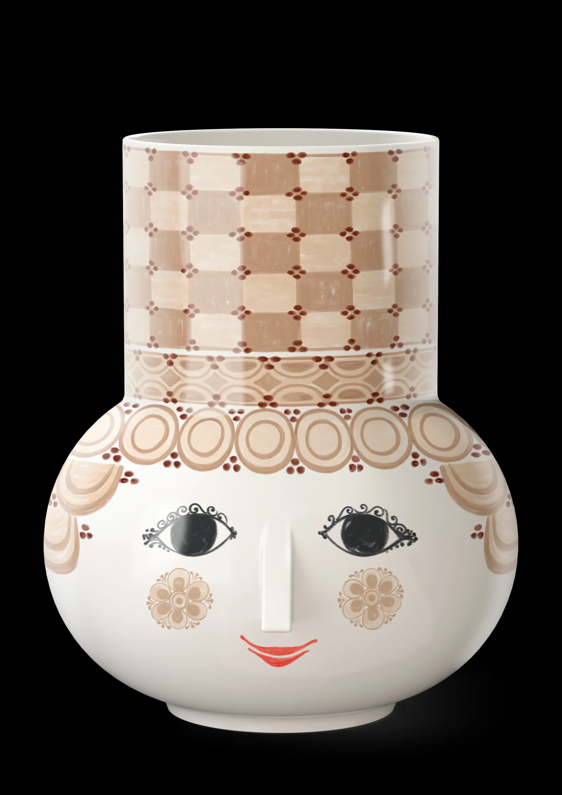 Sale Vase H35 cm i sand fra serien Olga | Køb her Nyheder|Vaser & Urtepotteskjulere