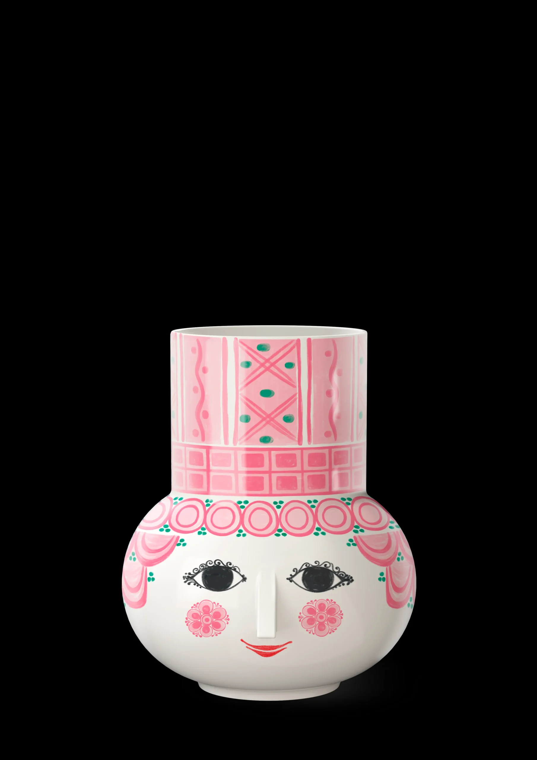 Vase H15 cm i rosa fra serien Olga | Køb her Nyheder|Vaser & Urtepotteskjulere