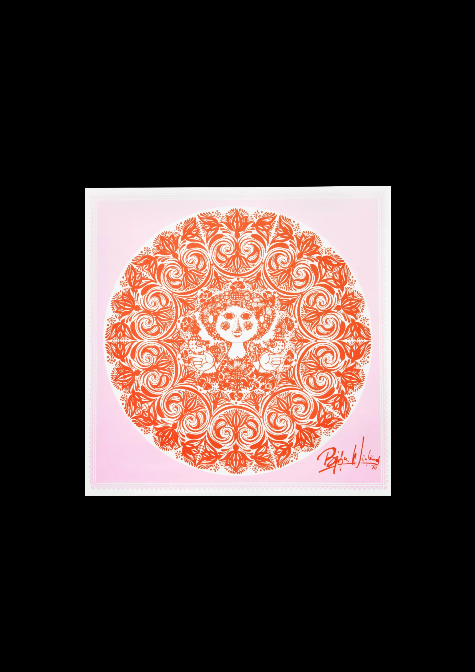 Online Wiinblad Art Faience 30x30 cm i multi Børn Plakater Og Postkort|Børneplakater