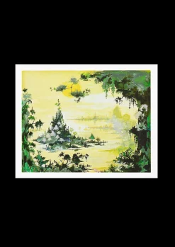 Wiinblad Curtain, 50x40 cm multi | Køb her Børn Plakater Og Postkort|Børneplakater