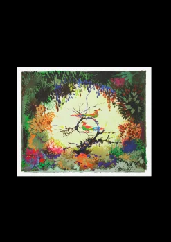 Clearance Wiinblad Papageno 50x40 cm multi | Køb her Børn Plakater Og Postkort|Børneplakater