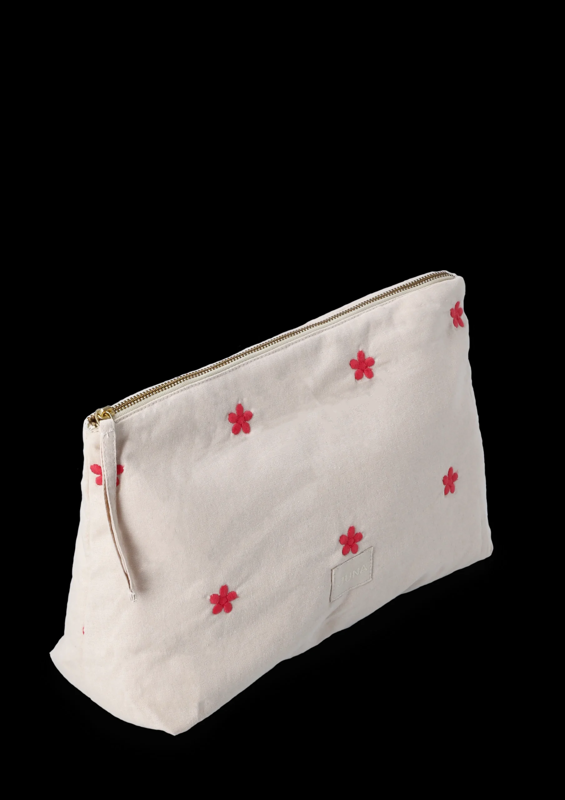 Sale Daisy Karla Toilettaske 30x10x20 cm – Sand/Rød fra Nyheder|Tasker & Toilettasker