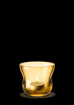 Discount Calabas Fyrfadsstage Ø8.5 cm amber | Køb her Lysestager & Stearinlys|Fyrfadsstager