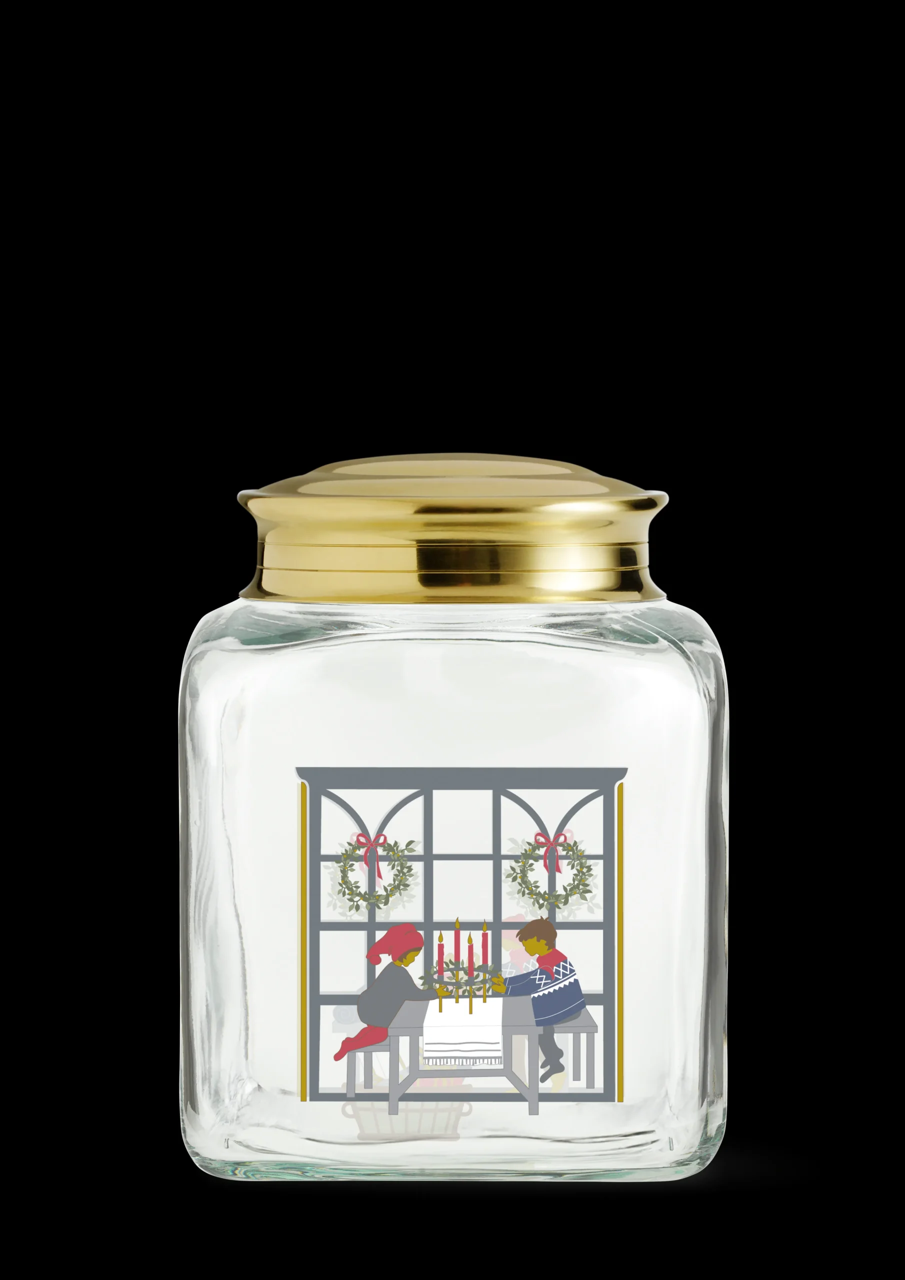 Outlet Christmas Julekageglas 2024 H16 multi | Køb nu Krukker|Opbevaringsglas & Krukker