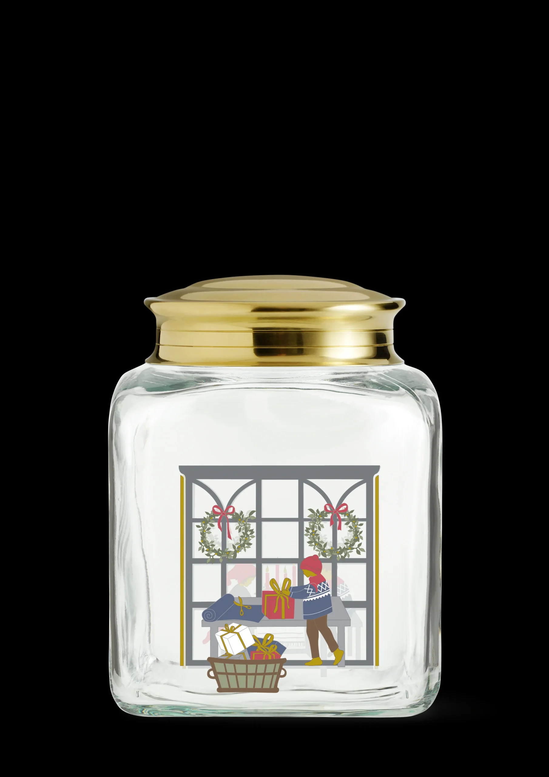 Outlet Christmas Julekageglas 2024 H16 multi | Køb nu Krukker|Opbevaringsglas & Krukker
