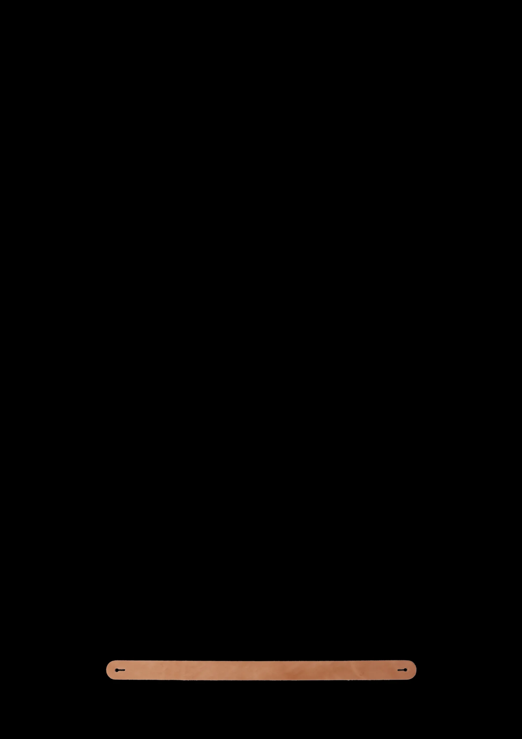 Discount Design with Light Læderstrop – Natur 2,5 mm Reservedele Og Tilbehør