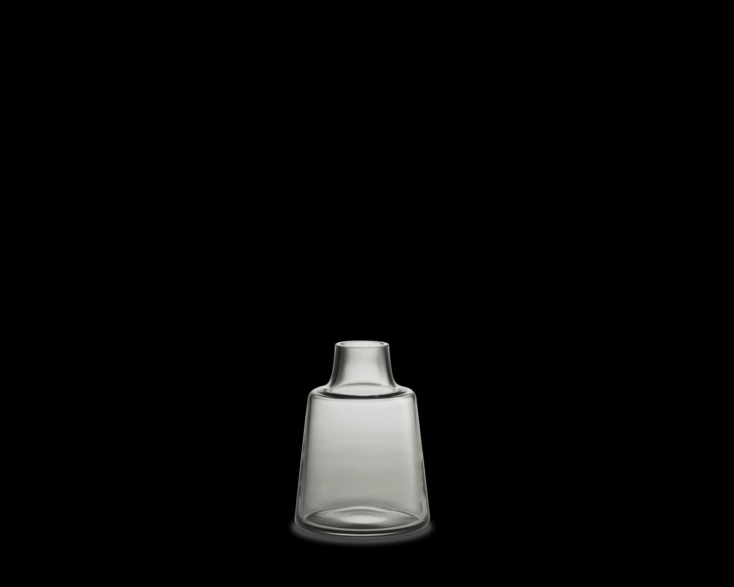Online Flora Vase kort hals H12 smoke | Køb her Vaser & Urtepotteskjulere
