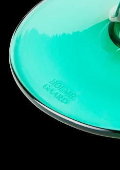 Clearance Flow Glas på fod 35 cl emerald green | Køb her Vinglas|Nytår