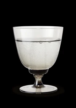 Glas på fod 35 cl i grå fra serien Flow | Køb her Vinglas|Nytår