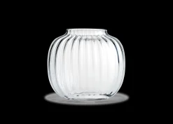 New Oval Vase H17.5 cm i klar fra serien Primula Vaser & Urtepotteskjulere