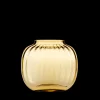 Outlet Primula Oval Vase H12.5 amber | Køb her Vaser & Urtepotteskjulere