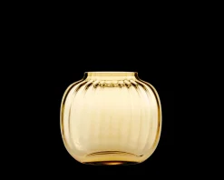 Outlet Primula Oval Vase H12.5 amber | Køb her Vaser & Urtepotteskjulere