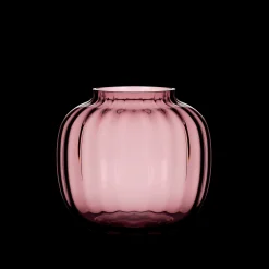 Vase H12.5 cm i rød fra serien Primula | Køb her Vaser & Urtepotteskjulere