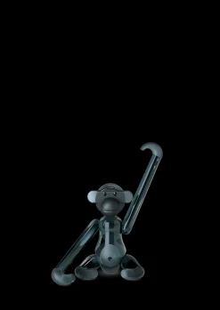 New x Kay Bojesen Abe Mini Smoke Glas, 7 cm Nyheder|Træfigurer & Skulpturer