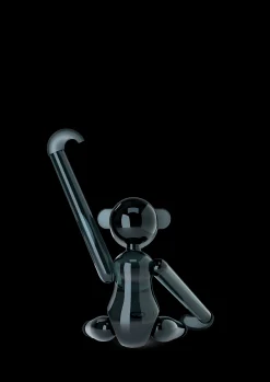 x Kay Bojesen Abe Lille – Smoke Glas, 14 cm Nyheder|Træfigurer & Skulpturer