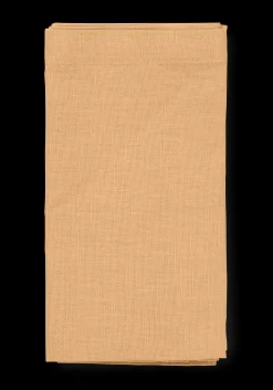 Sale Basic stofservietter, okker, 45x45 cm, 4 stk. – Køb her Servietter|Servietter