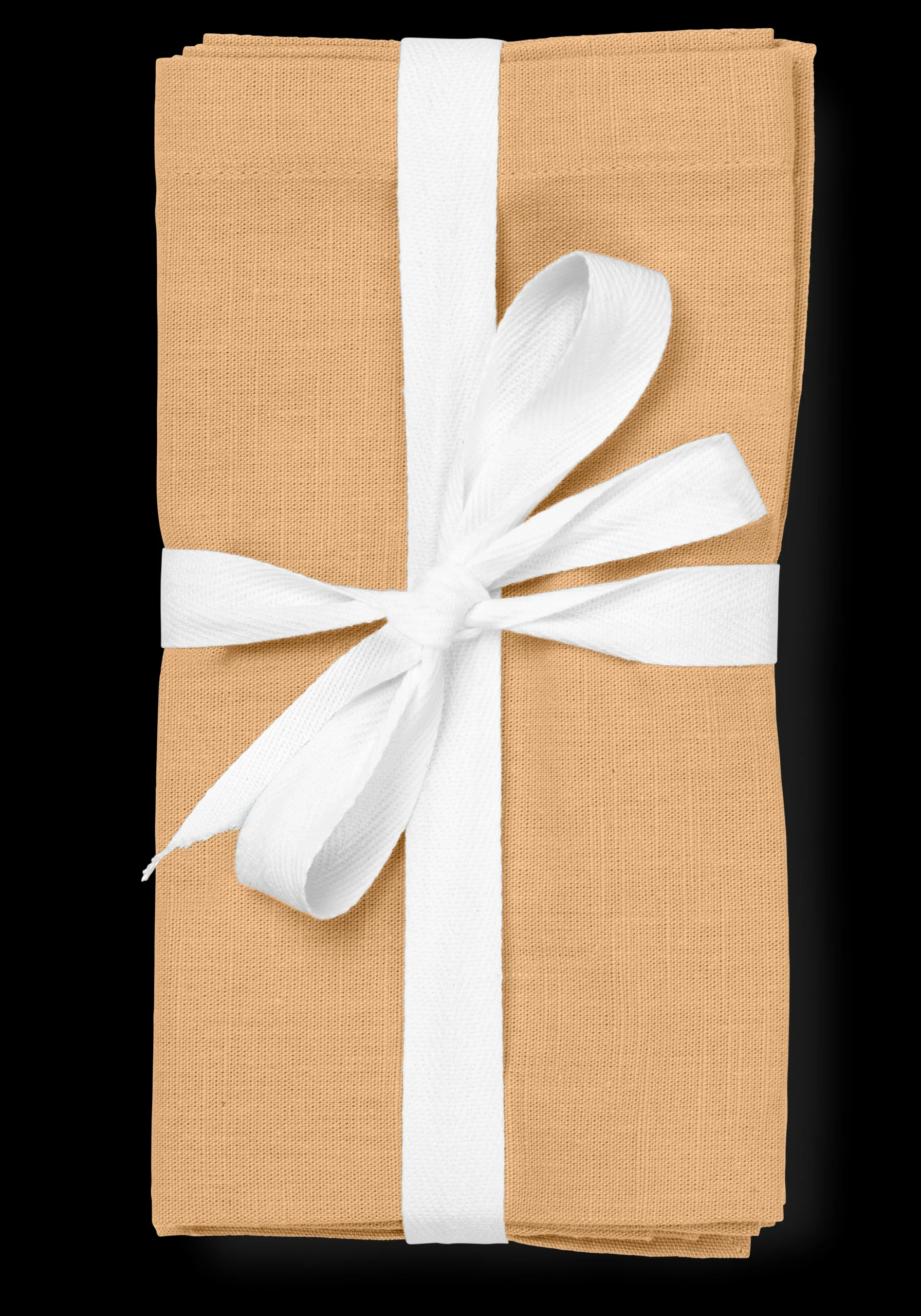 Sale Basic stofservietter, okker, 45x45 cm, 4 stk. – Køb her Servietter|Servietter