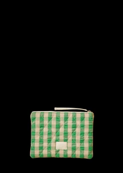 Bæk&Bølge Dalila Toiletbag 20x14 cm Grøn/Sand | Køb her Tasker & Toilettasker