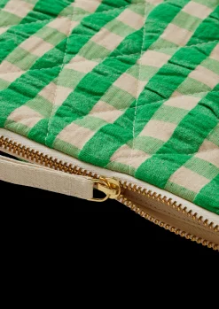 Bæk&Bølge Dalila Toiletbag 20x14 cm Grøn/Sand | Køb her Tasker & Toilettasker