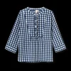 Online Bæk&Bølge Irene bluse XS mørk blå/hvid | Køb her Nattøj|Toppe