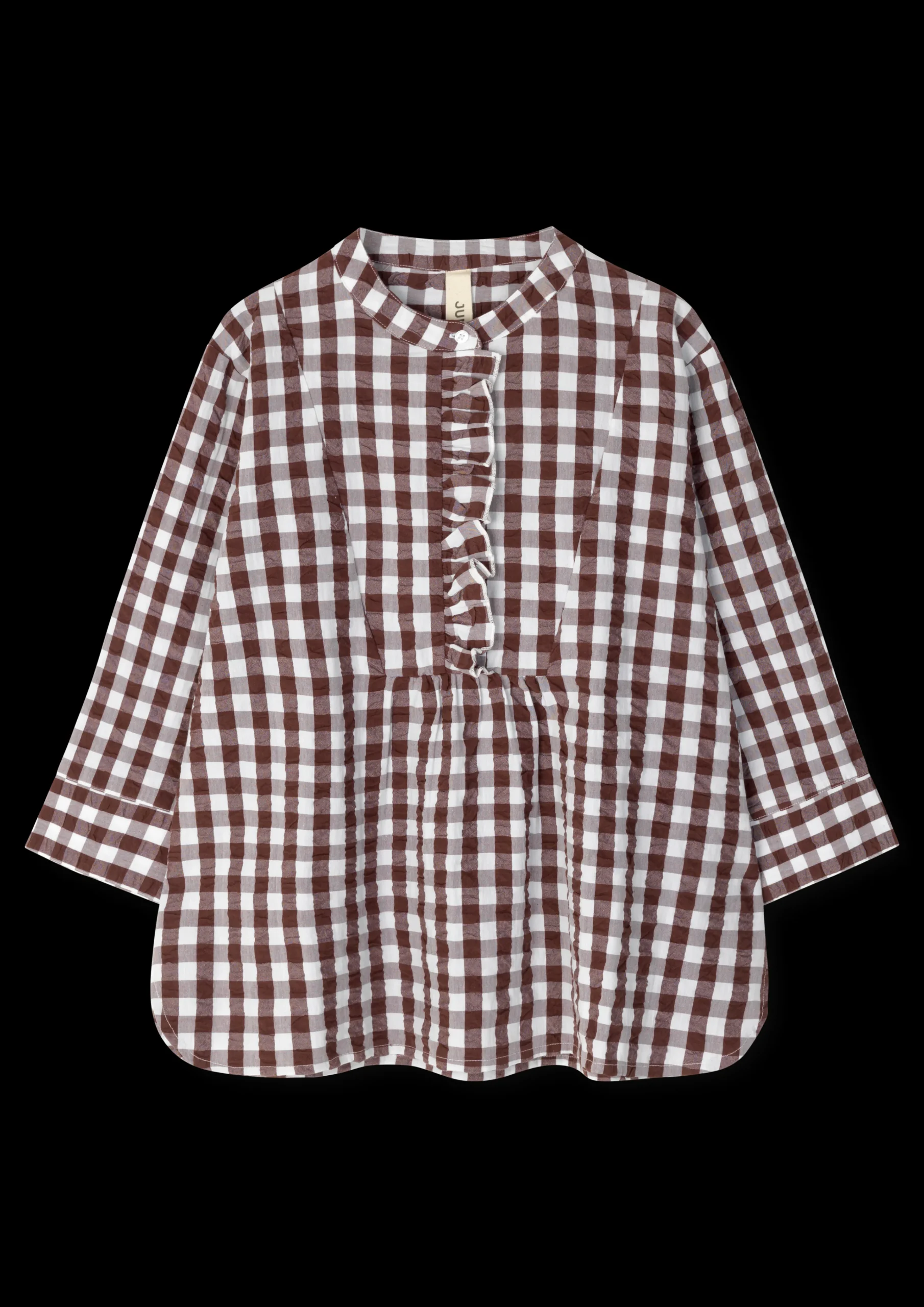 Online Bæk&Bølge Irene shirt XS chokolade/hvid | Køb her Nattøj|Toppe