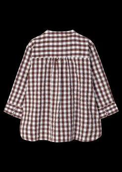 Online Bæk&Bølge Irene shirt XS chokolade/hvid | Køb her Nattøj|Toppe