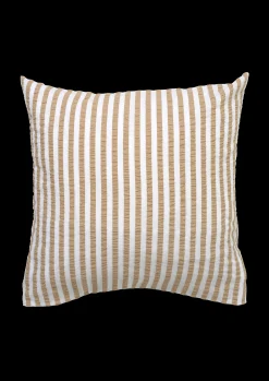 Outlet Bæk&Bølge Lines Pudebetræk 63x60 cm sand/hvid Pudebetræk