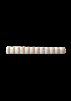 Outlet Bæk&Bølge Lines Pudebetræk 63x60 cm sand/hvid Pudebetræk