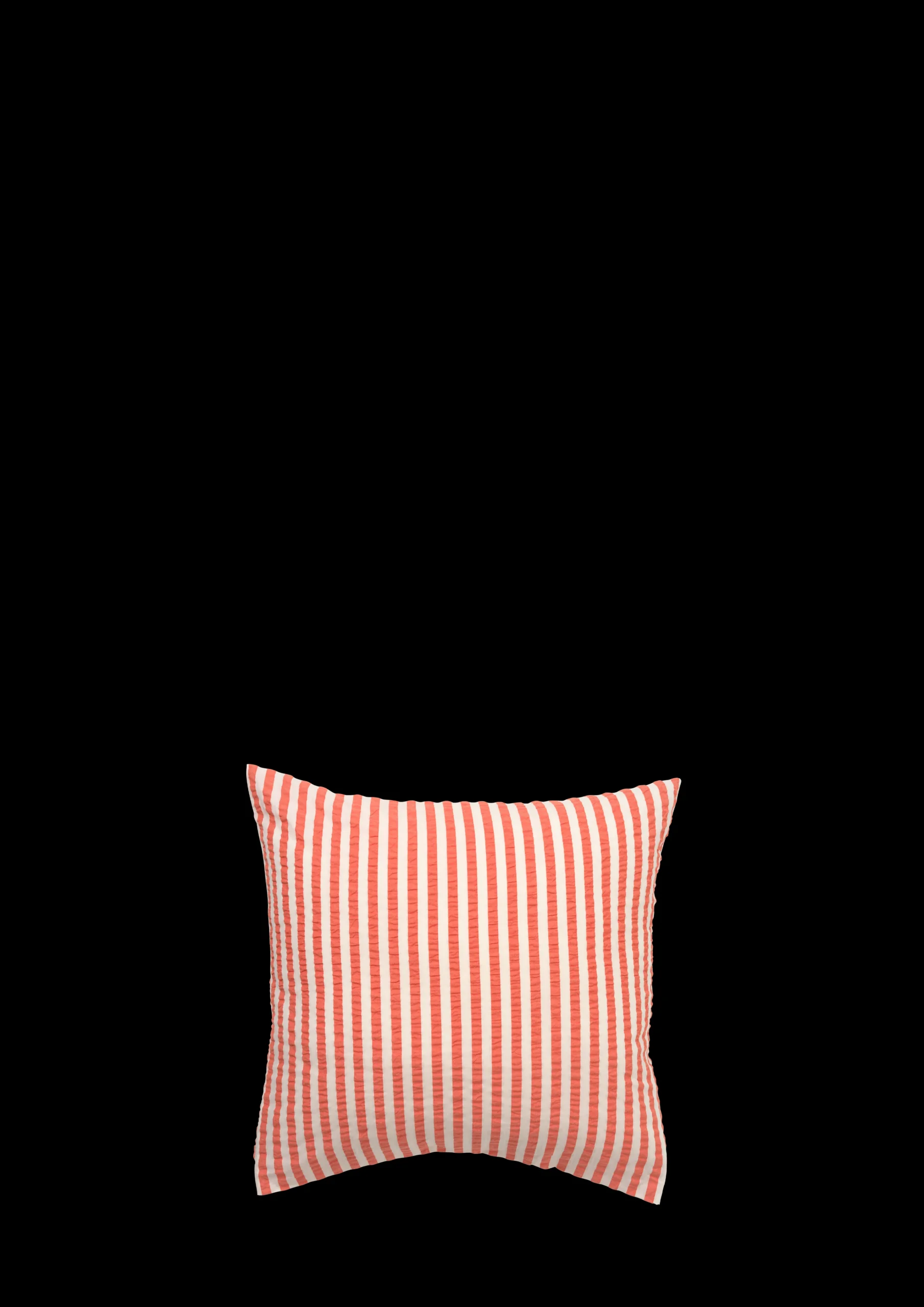 Clearance Bæk&Bølge Lines Pudebetræk 63x60 cm chili/birk DK Pudebetræk