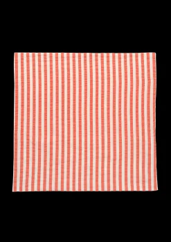 Clearance Bæk&Bølge Lines Pudebetræk 63x60 cm chili/birk DK Pudebetræk