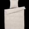 New Bæk&Bølge Lines Sengetøj 150x210cm sand/hvid - Køb her Sengetæj