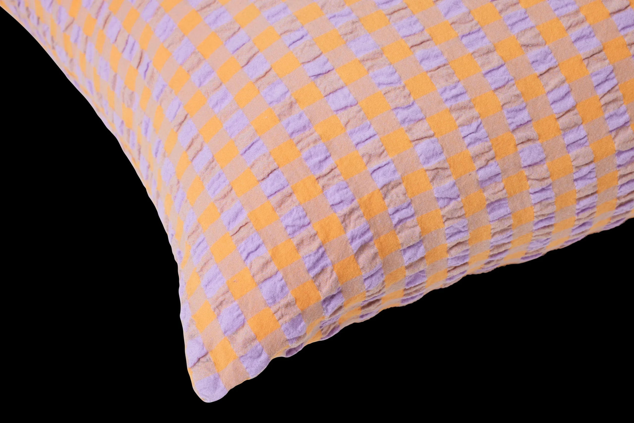Bæk&Bølge Pudebetræk 60x50cm lavendel/fersken | Køb her Pudebetræk