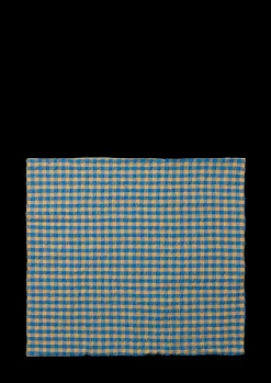Sale Bæk&Bølge Pudebetræk 60x50 cm blå/okker SE | Køb her Pudebetræk