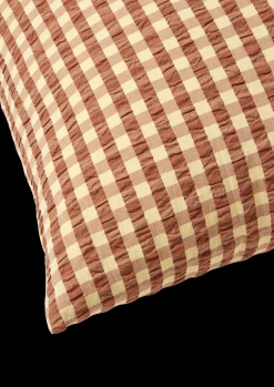 Outlet Bæk&Bølge Pudebetræk 63x60 cm kanel/gul DK | Køb her Pudebetræk
