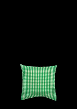 Discount Bæk&Bølge Pudebetræk 63x60 cm grøn/sand DK | Køb her Pudebetræk