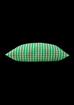 Discount Bæk&Bølge Pudebetræk 63x60 cm grøn/sand DK | Køb her Pudebetræk