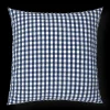 Outlet Bæk&Bølge Pudebetræk 63x60 cm mørk blå/hvid | Køb her Pudebetræk