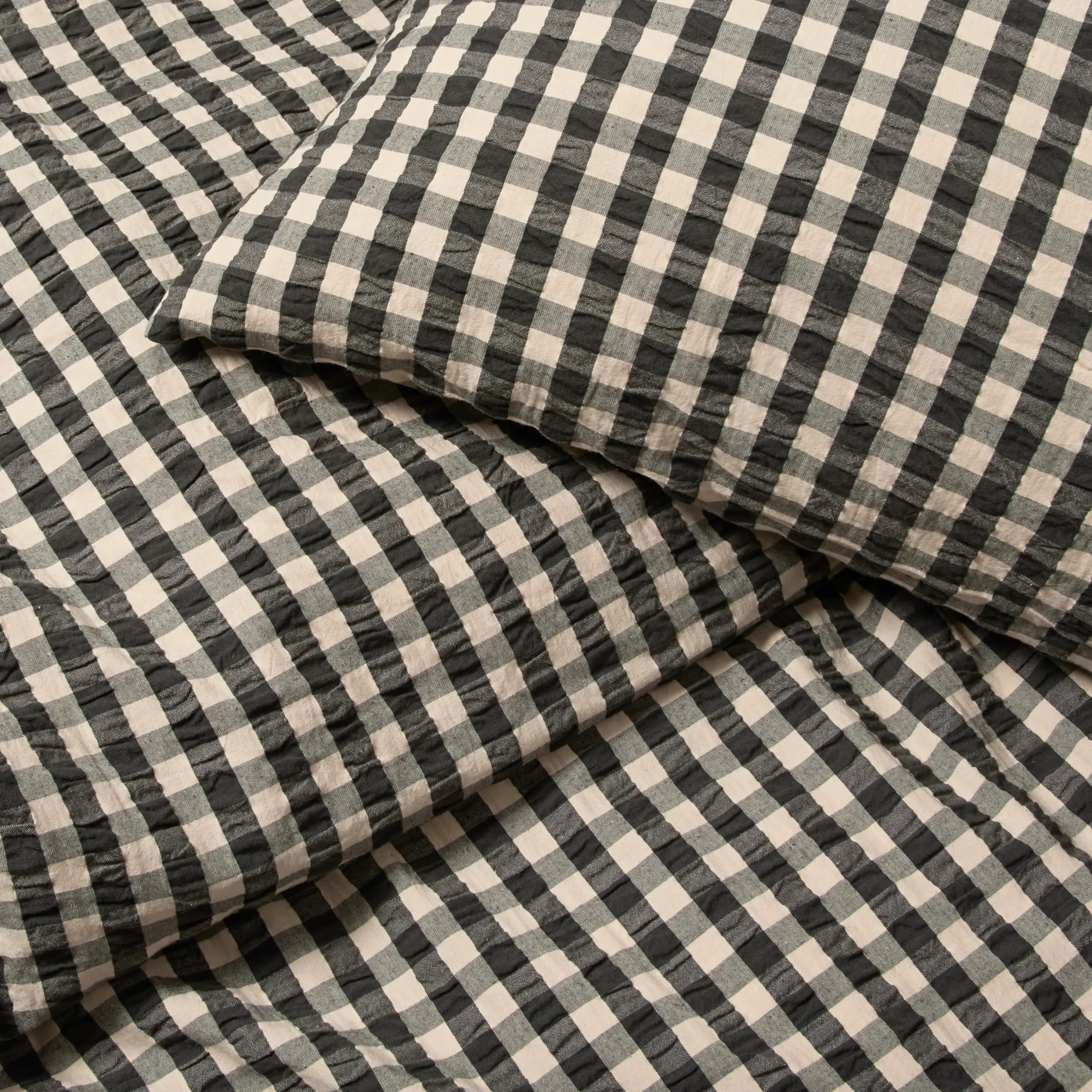 Clearance Bæk&Bølge Sengetøj 200x220 cm sort/sand DK | Køb her Sengetæj