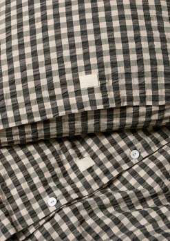 Clearance Bæk&Bølge Sengetøj 200x220 cm sort/sand DK | Køb her Sengetæj