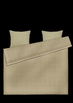 Discount Bæk&Bølge Sengetøj 220x220 cm grøn/soft pink SE Sengetæj