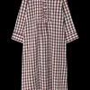 Online Bæk&Bølge Sonja dress XS chokolade/hvid | Køb her Kjoler|Nattøj