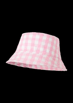Outlet Bæk&Bølge Summer hat one size pink/hvid | Køb her Hatte