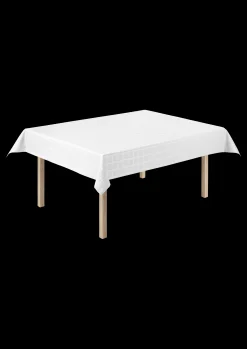 Brick Damaskdug 150x220 cm hvid - Køb her Duge|Duge